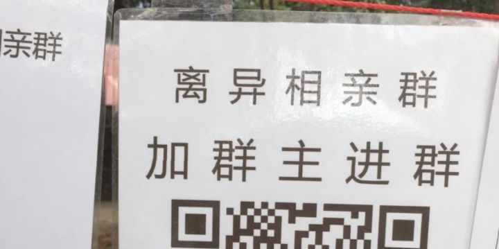 在相亲角逛了一圈，我们差点脱不开身
