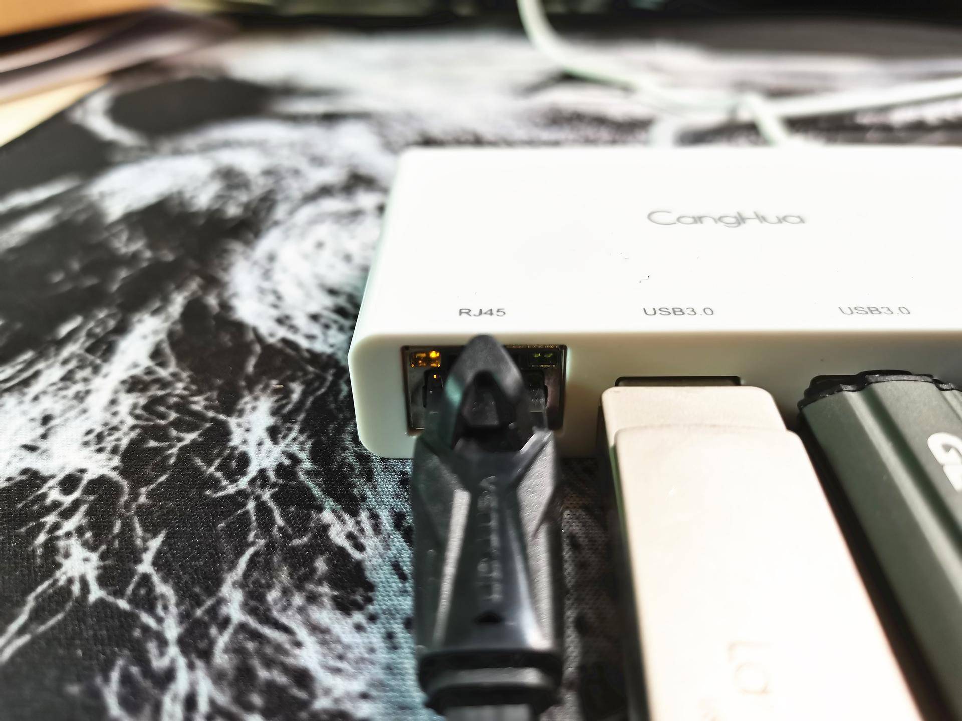 五折好物，解决笔记本没有网口的尴尬，还送3个USB3.0接口