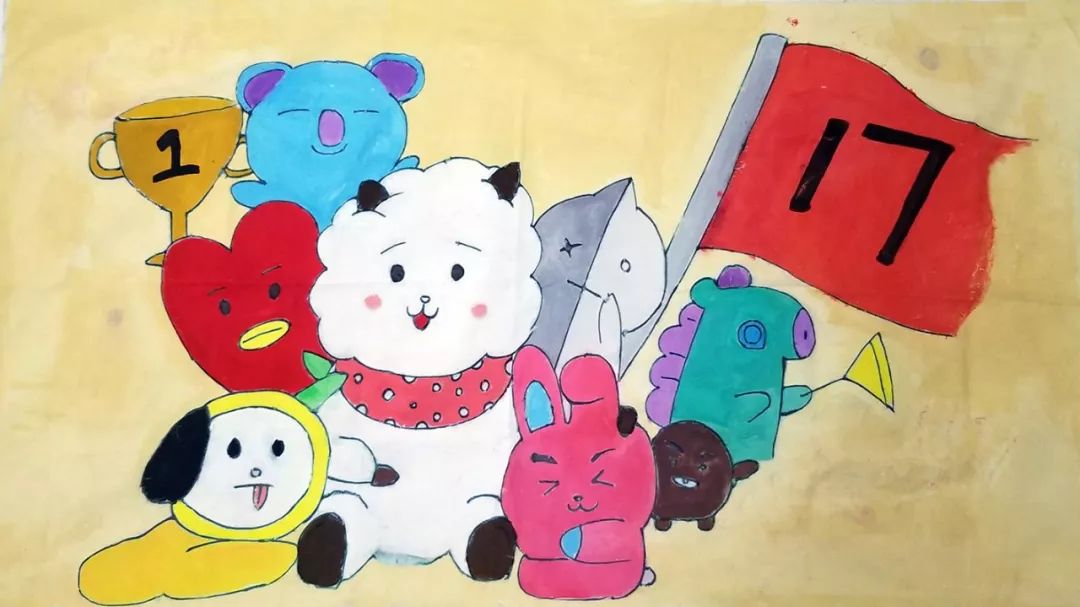 渭南初级中学：逆天了！这些队旗都是学生设计的