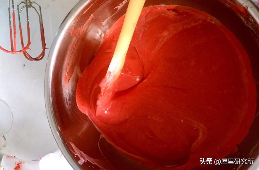 红丝绒蛋糕家用烤箱,小烤箱红丝绒酸奶蛋糕