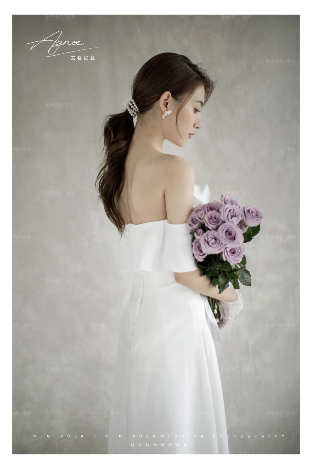 彩纱森系油画风格婚纱照,一眼就惊艳的法式油画风婚纱照