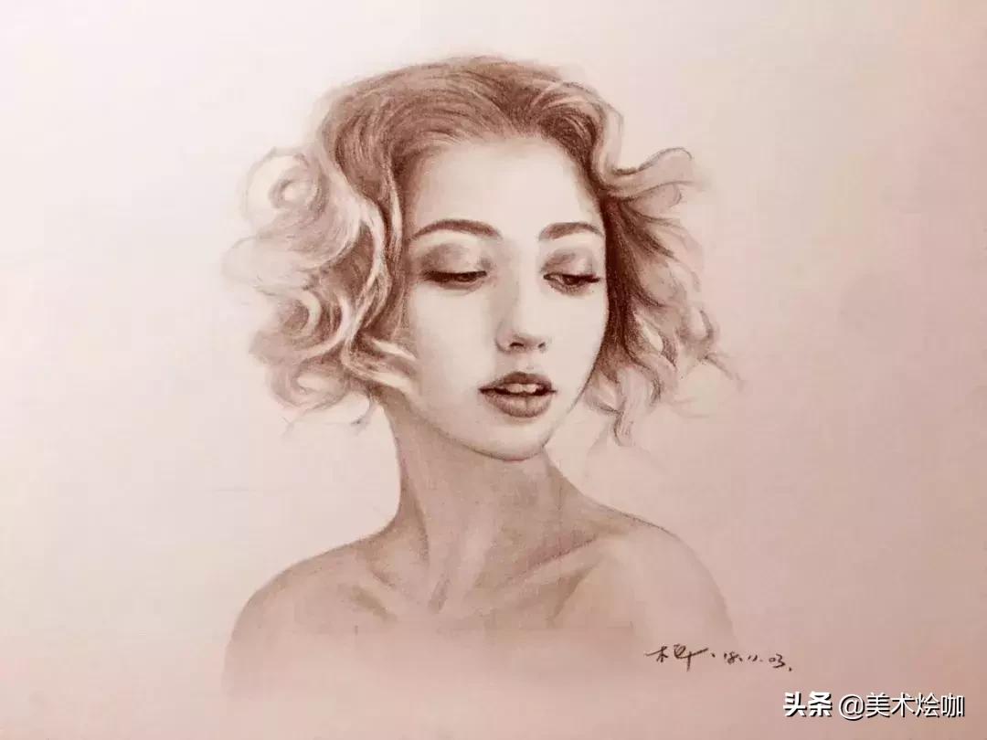 素描人头九宫格起形技巧,九宫格起形素描步骤图片