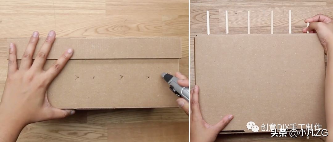 快递盒鞋盒旧物改造,鞋盒改造抽屉式收纳盒