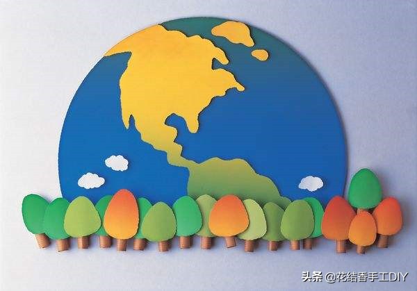 纸艺教程教你用彩纸diy简易花瓶,纸艺教程教你用彩纸diy漂亮的墙花