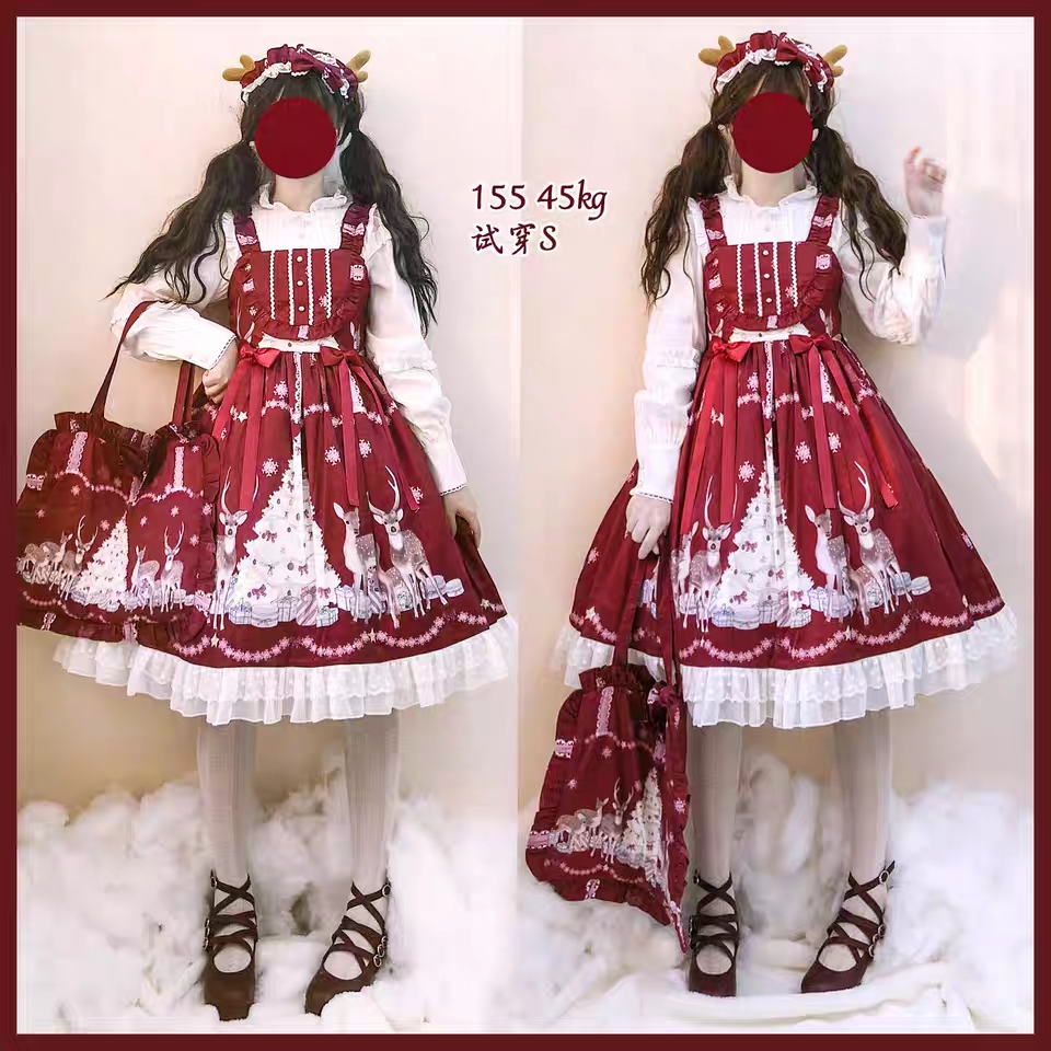 超惊艳的lolita裙子,适合圣诞节的lolita裙子