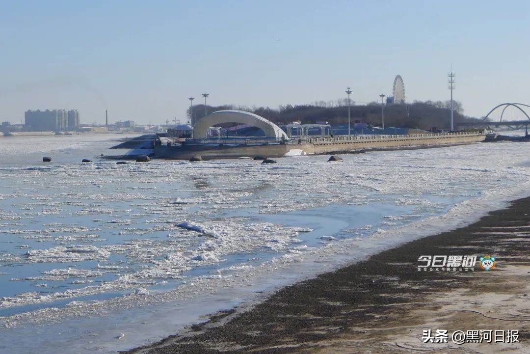 立冬，黑河跑冰排了！这次，我欠它一次“约会”