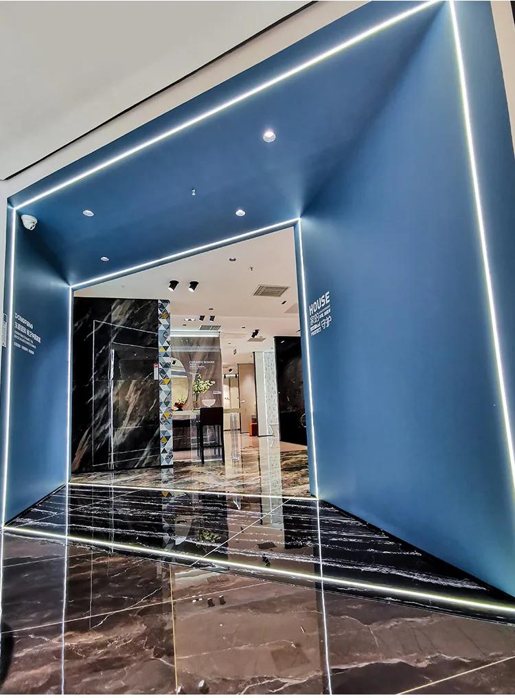 东鹏整装卫浴店面装修布置图,东鹏瓷砖门店空间设计