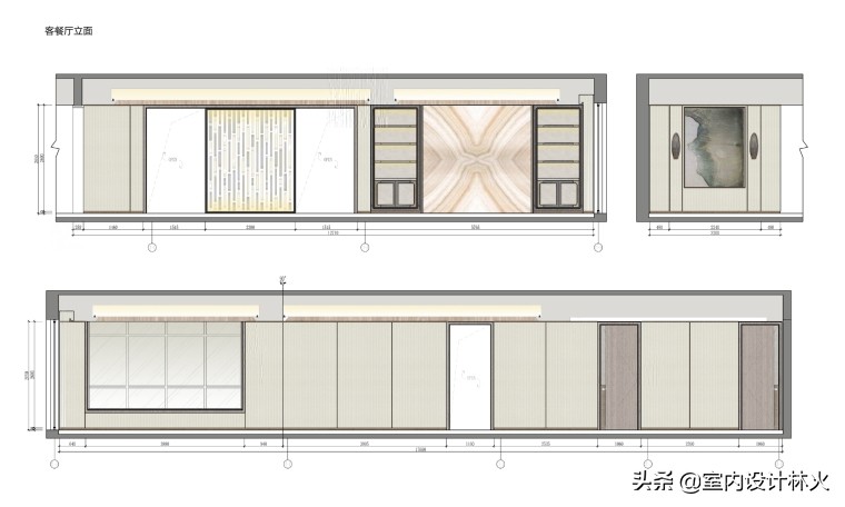 HWCD-重庆长嘉汇390平大平层精装修样板间丨设计方案+效果图+彩平
