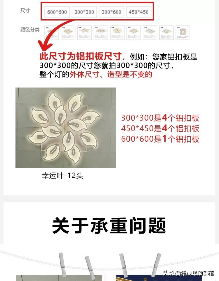 集成吊顶灯嵌入式厨房平板灯,铝框集成吊顶led灯