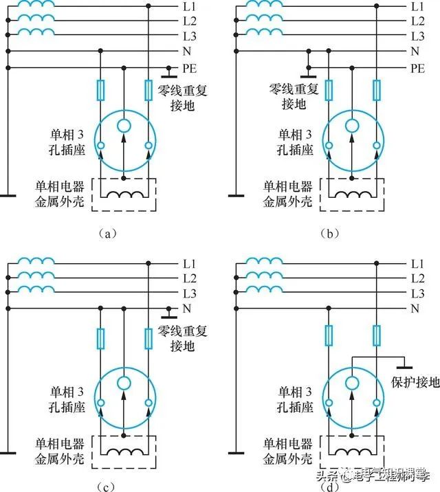 电工安装开关插座和灯的注意事项,电工照明开关插座灯布线图