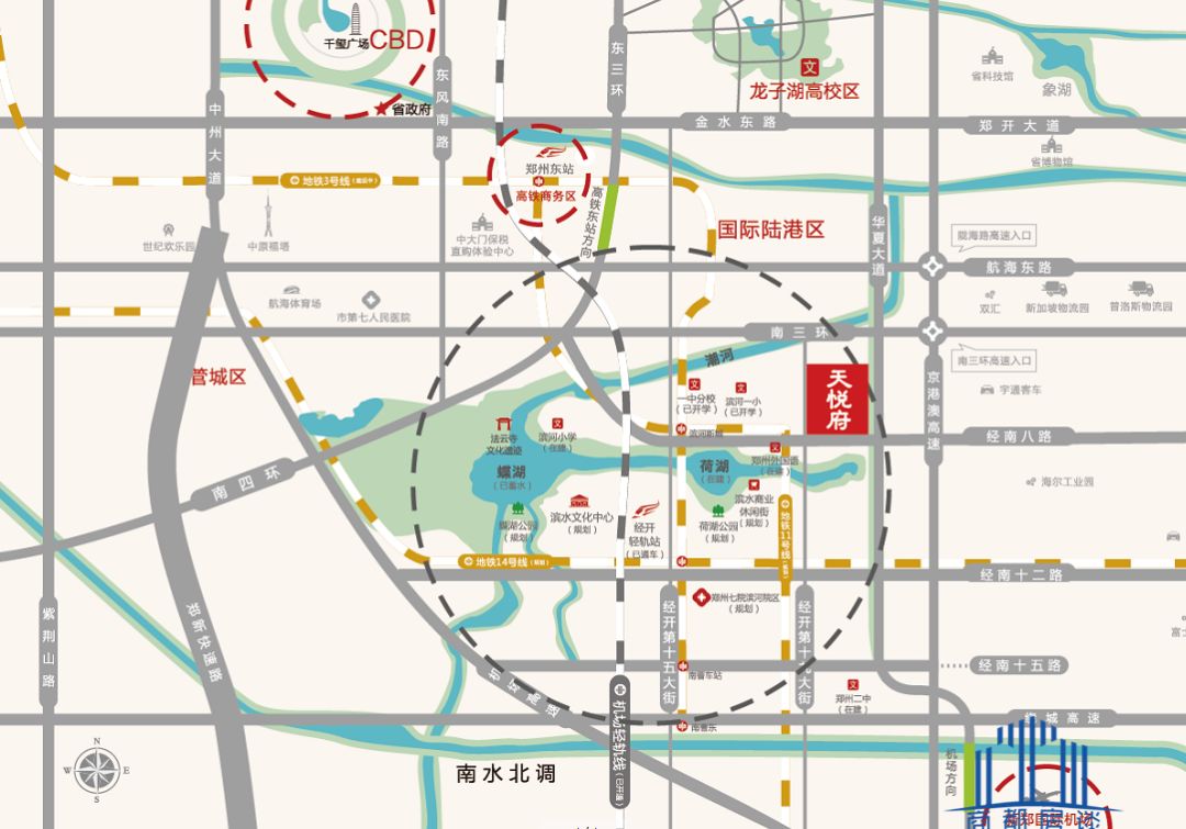 汇集郑州众多资源的中轴线上，这个项目竟艳压群芳