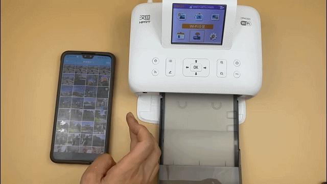 汉印照片打印机cp4100使用教程,cp4000l小型照片打印机怎么使用