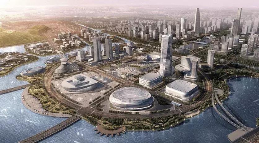 不必羡慕大城市,杭州大莲花奥体中心体育场在哪里