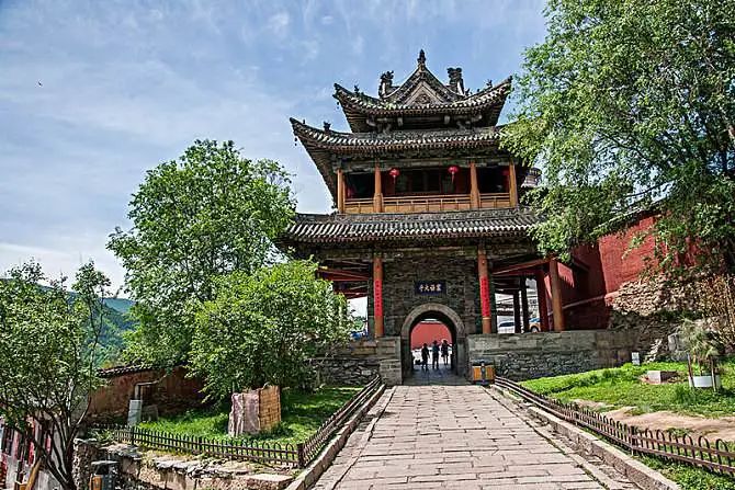 忻州五台山风景名胜区天地豪情,山西忻州五台山有什么风景区