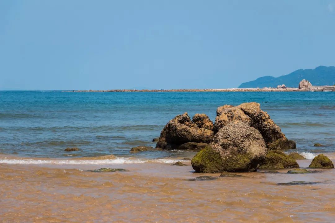 深圳少见的“十里银滩”，美到无边