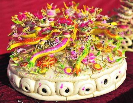 西安传统面塑手办,非物质文化遗产面塑