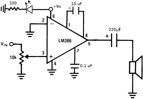 lm386音频放大器可以推多少瓦喇叭,袖珍功放lm386