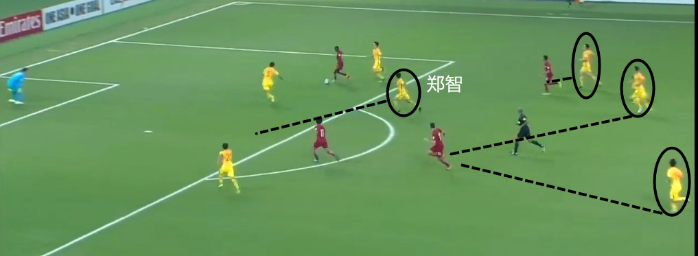 武磊2比1反超卡塔尔gif,世预赛12强赛国足武磊绝杀