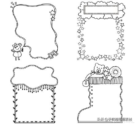 边框素材简单清新图片,又简单又美观的边框素材