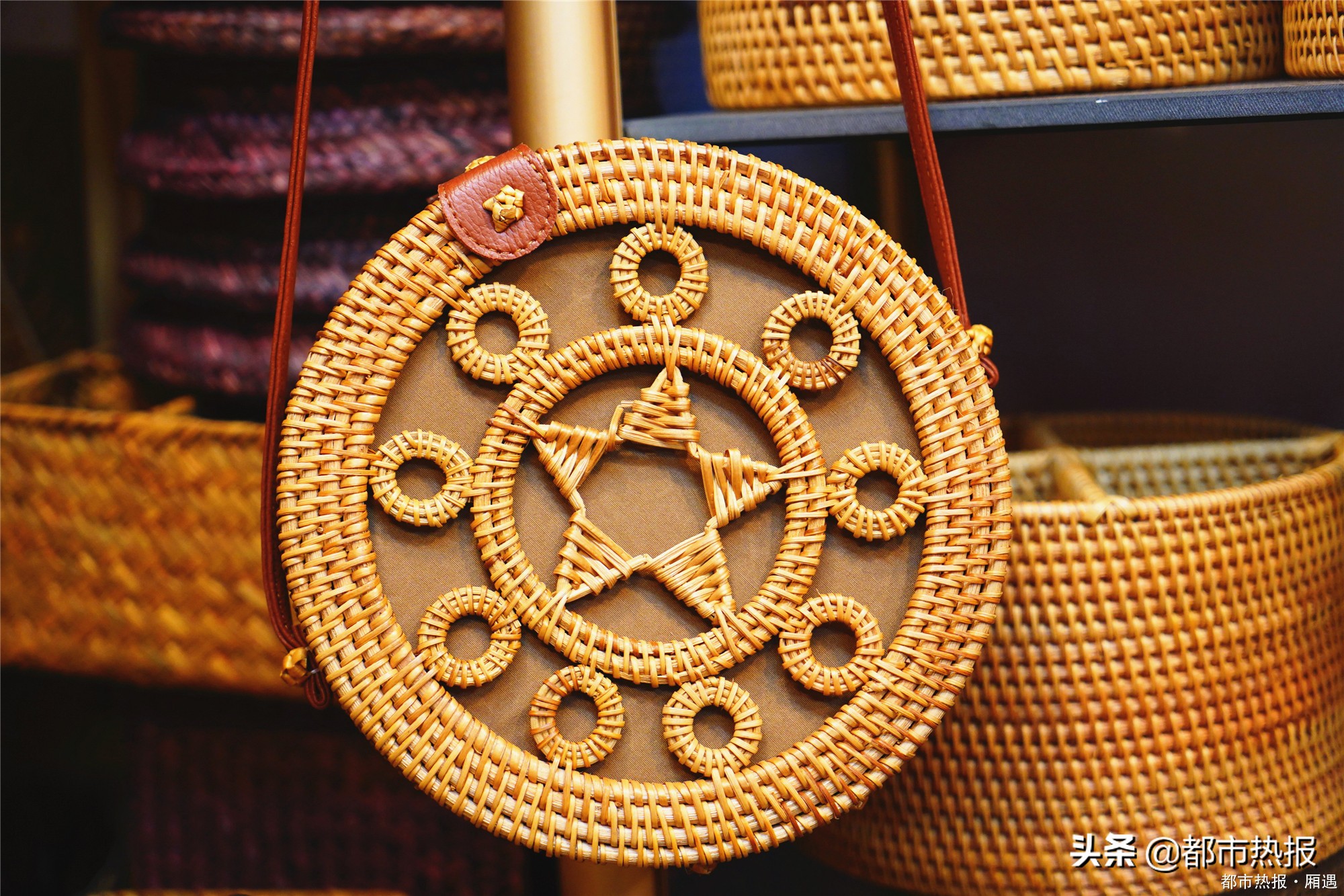 藤编迷你小物件,藤编小藤椅