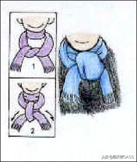 围巾系丝巾法大全,男士围巾搭配技巧和实用系法