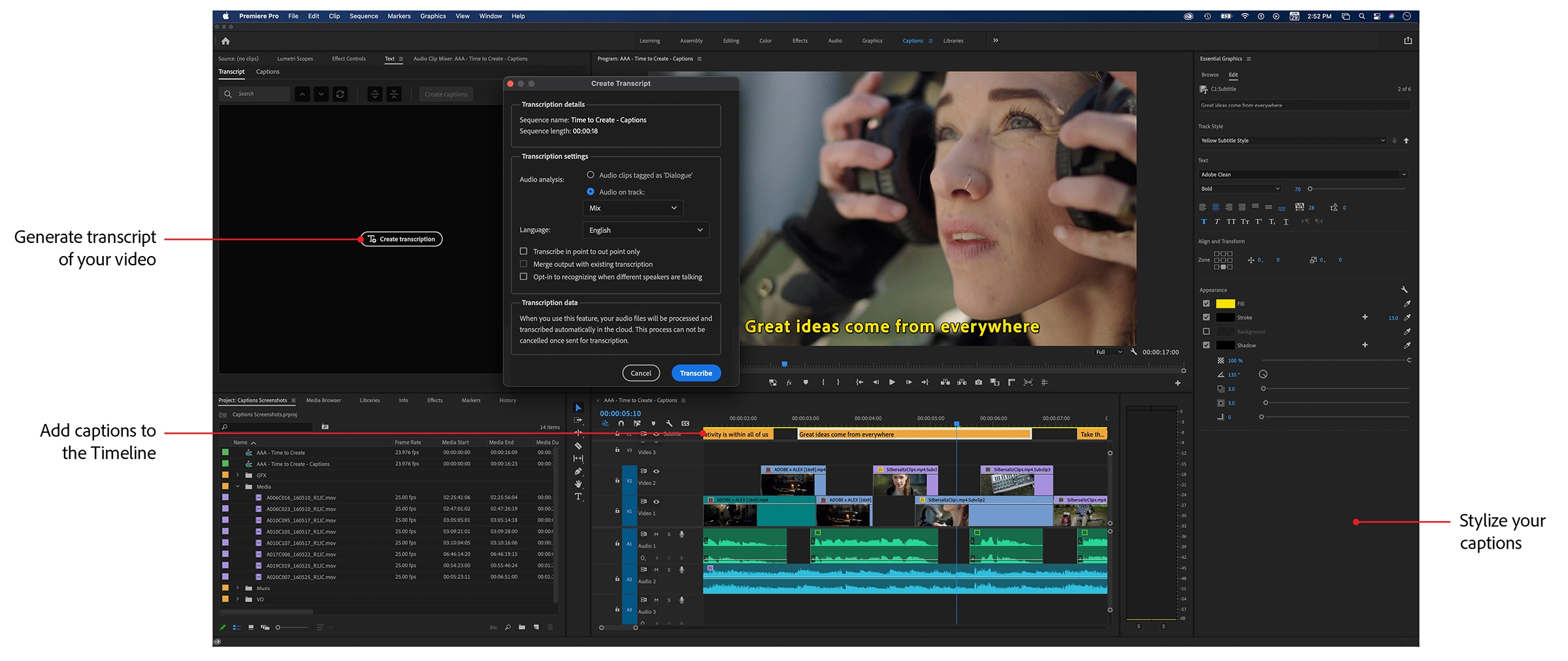 adobepremierepro2020字幕工具,adobepremiere英文
