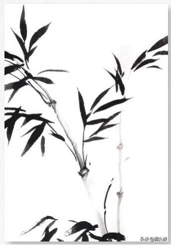 水墨画竹的写意画法,如何欣赏兰竹组合画