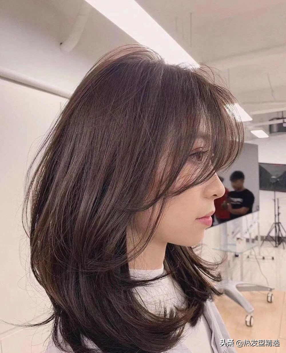 女士中发精剪,2019碎剪中发
