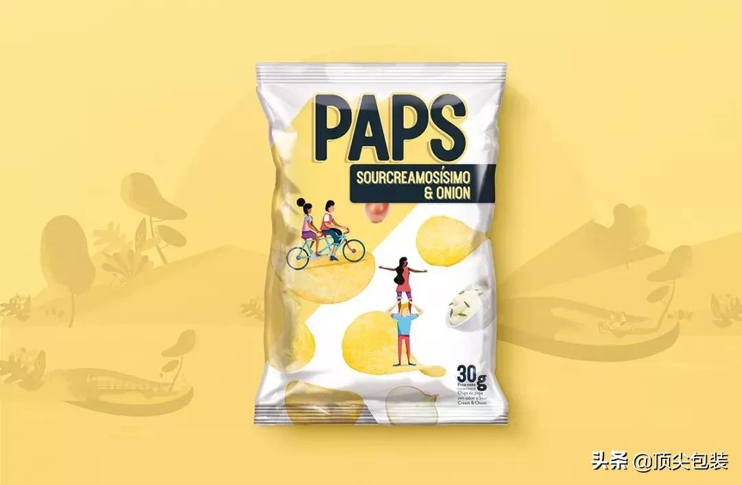 有创意的薯片包装,薯片包装风格