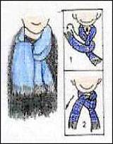 300种围巾系法带图解,20种围巾教程