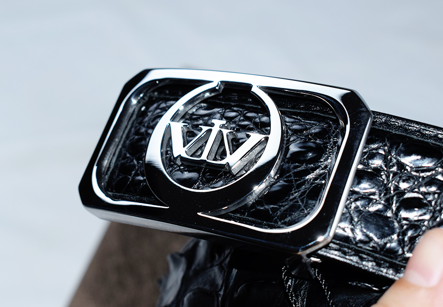 「验货」V.V.Brown鳄鱼皮皮带