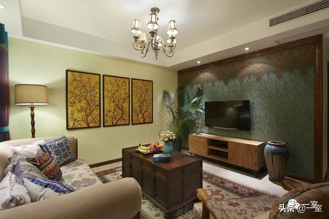 客厅背景墙设计260例,现代风背景墙作品