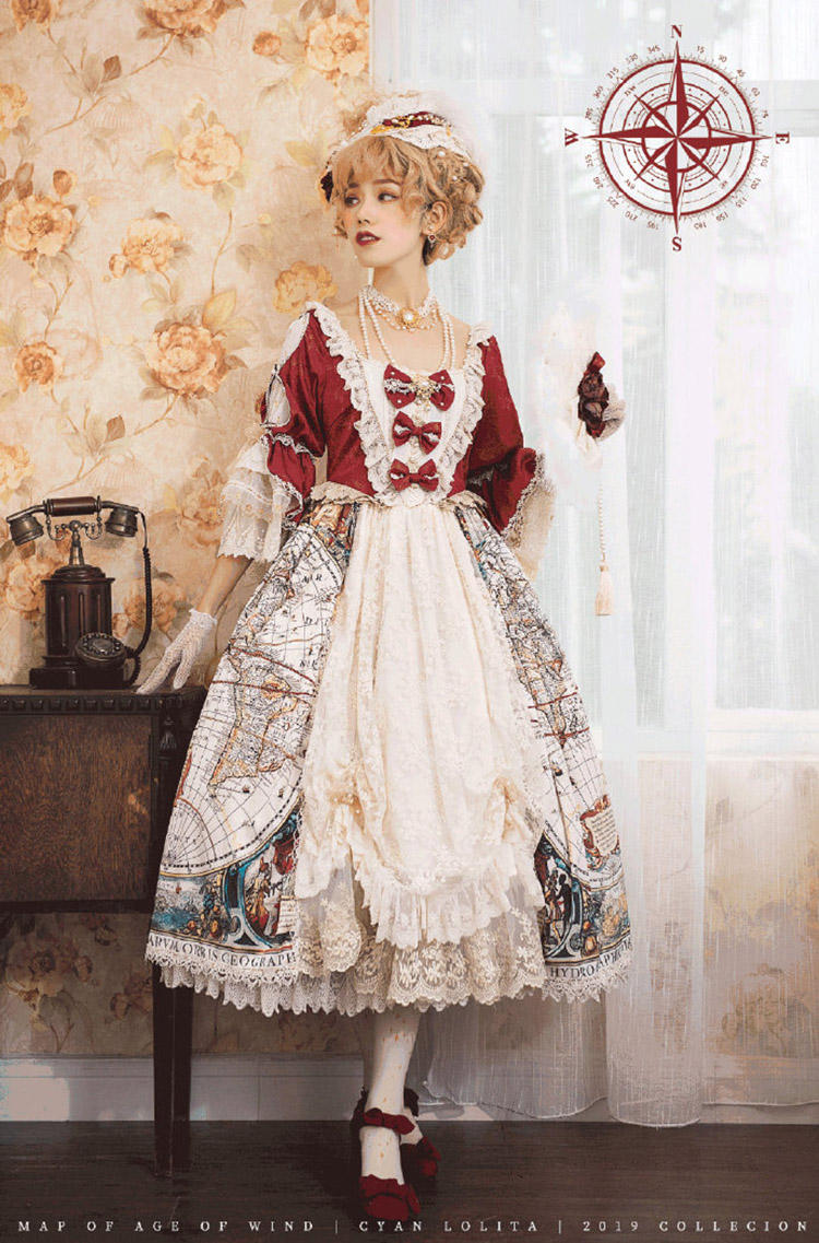 适合大人穿的洛丽塔裙长,蓝色系的洛丽塔裙