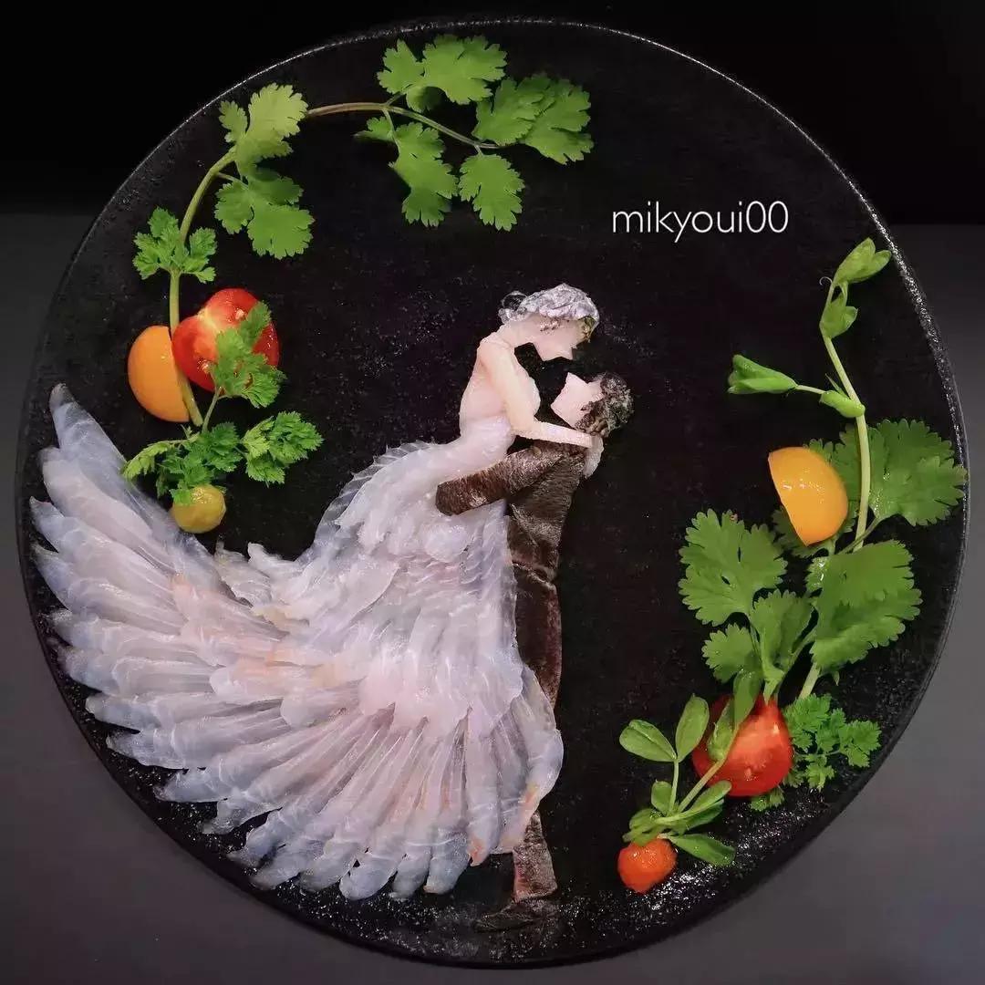 他用3d作画每张图都美到窒息,用三文鱼作画也能美到爆