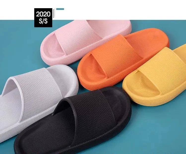 网红洞洞拖鞋简约踩屎感,踩屎感网红拖鞋厚5cm夏季