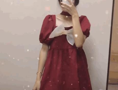 大蝴蝶结法式穿搭,内搭的蝴蝶结这样系好看