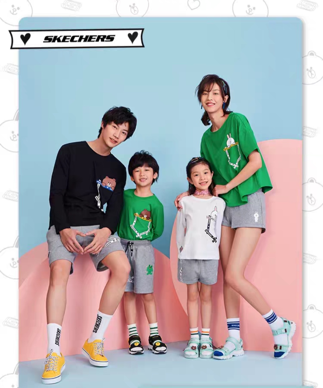 斯凯奇2019新年限定款,斯凯奇linefriends