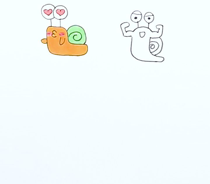 手帐怎么画小猫元素,可爱小白兔手帐怎么画