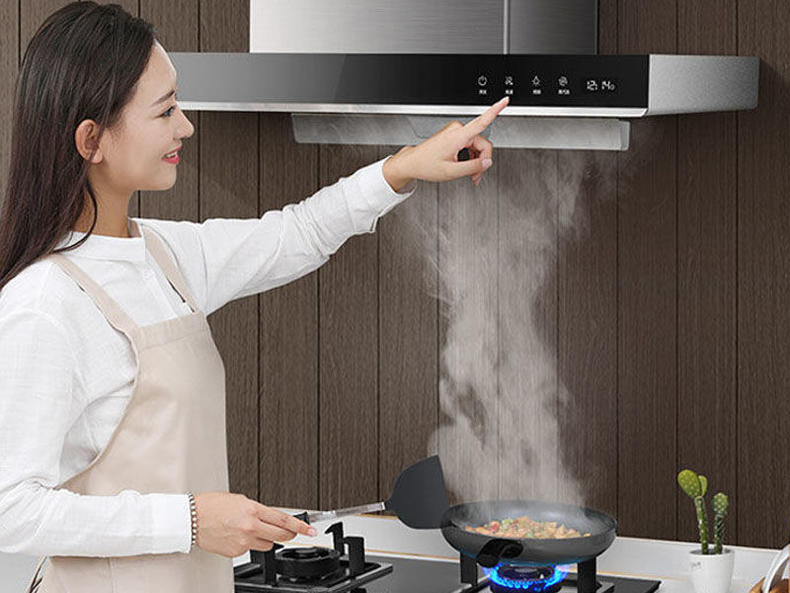 欧式油烟机侧吸式,侧吸式油烟机厨房