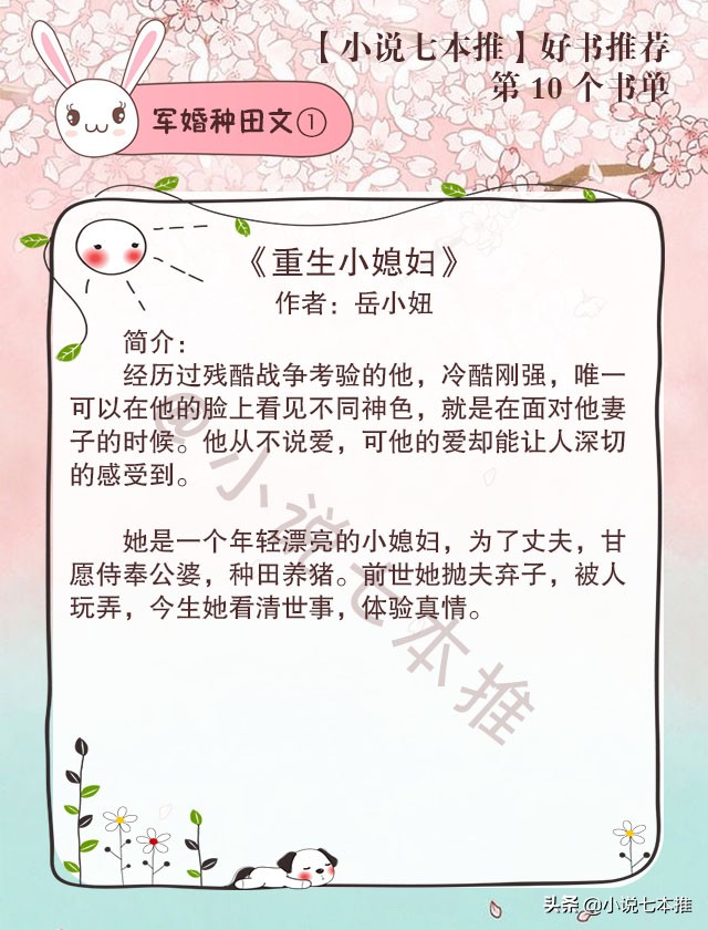 种田军婚重生小说推荐甜宠文,女主重生种田的军婚小说排行榜