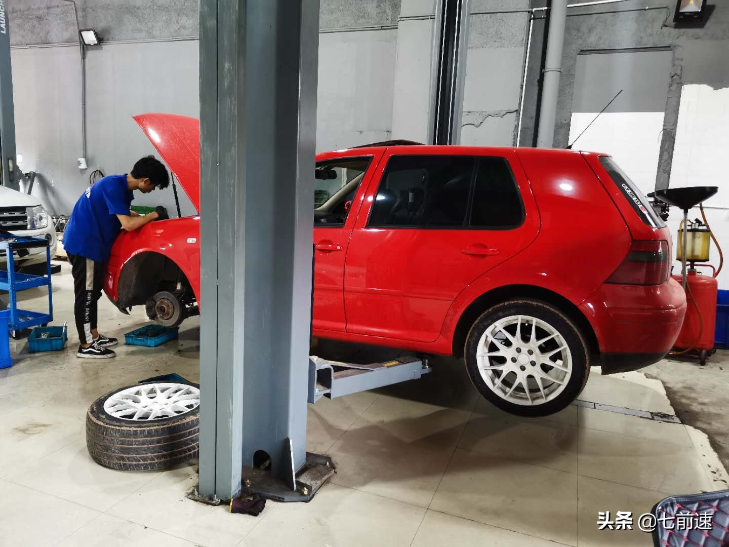 修复你再陪我征战十年-高尔夫MK4