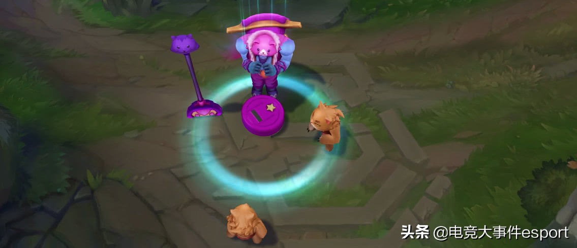 lol手游狮子狗愚人节皮肤测试,lol愚人节狮子狗皮肤