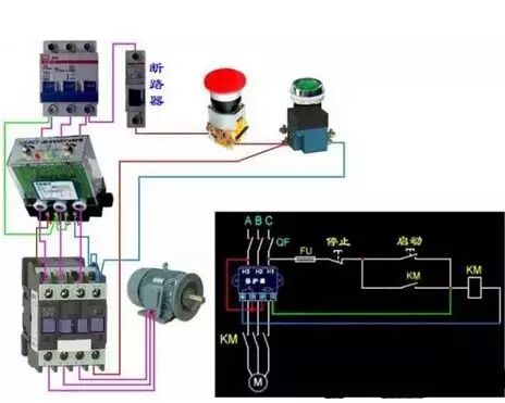 电气控制中什么是互锁如何实现,自锁互锁用的元器件