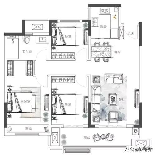 池州中梁印江南沙盘,池州中梁印江南样板区