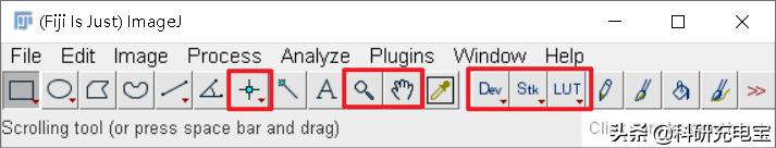 imagej标尺的位置,imagej自动选择区域