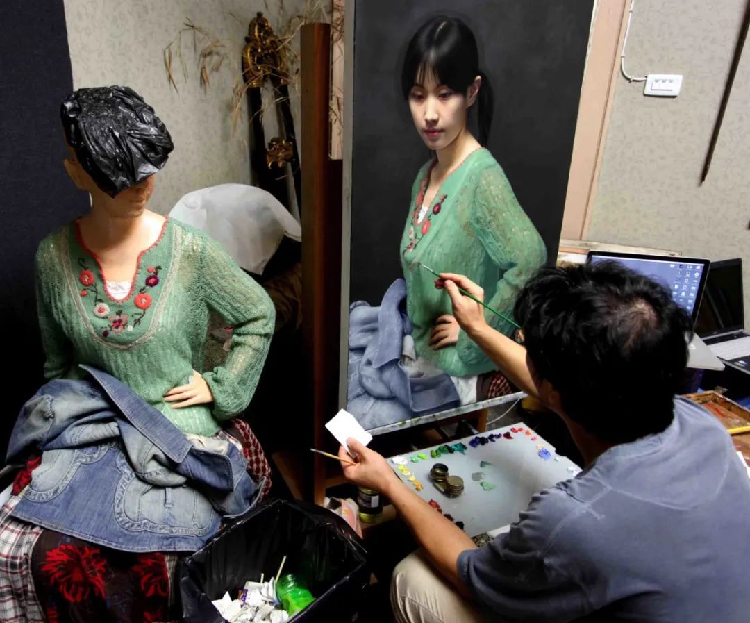 比冷军画的还像的超写实画家,比冷军写实的画