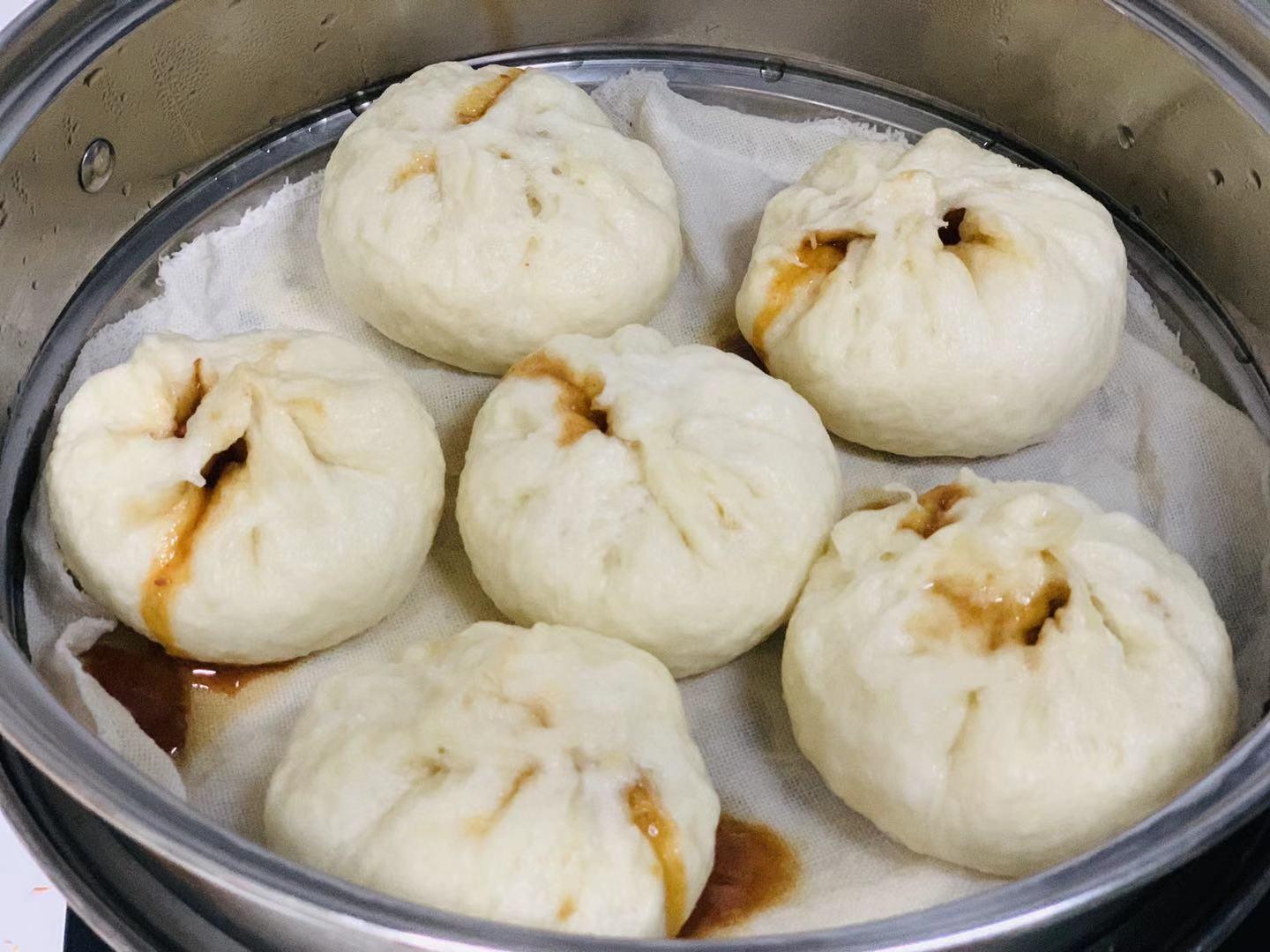 广式早餐蜜汁叉烧包半成品,蜜汁叉烧包好吃到停不下来