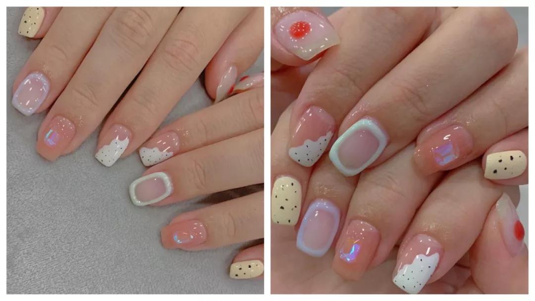 打翻了调色盘子,打翻的调色板美甲