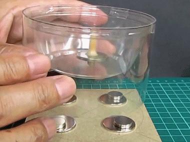 磁铁磁悬浮陀螺,用吸铁石做悬浮陀螺