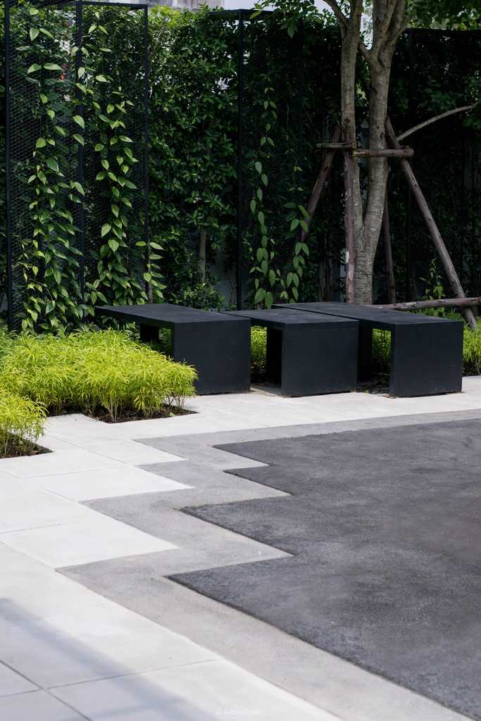 曼谷像素大厦住宅,泰国的绿色房子